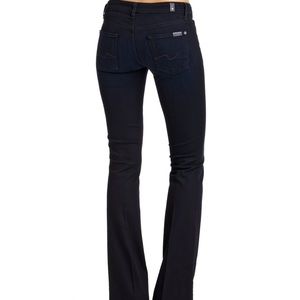 7 for all Mankind black Kimmie bootcut jeans